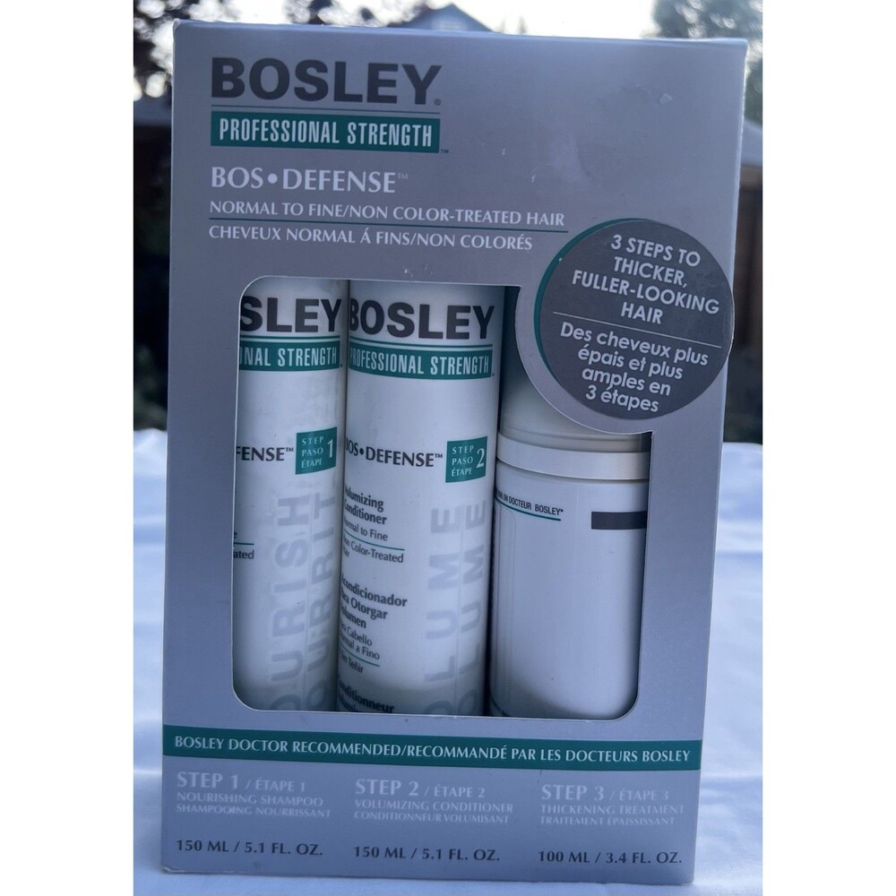 Bosley Professional Bos Defense 30-Day Starter Pack for Non Color-Treated Hair